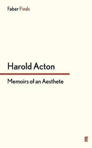 Cover image for Memoirs of an Aesthete
