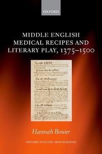 Cover image for Middle English Medical Recipes and Literary Play, 1375-1500