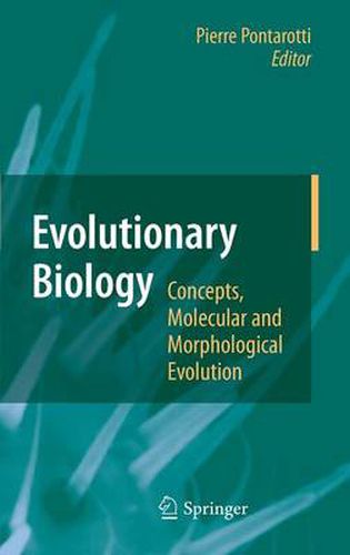 Cover image for Evolutionary Biology - Concepts, Molecular and Morphological Evolution