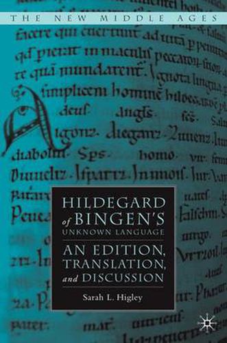 Cover image for Hildegard of Bingen's Unknown Language: An Edition, Translation, and Discussion