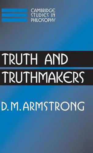 Cover image for Truth and Truthmakers