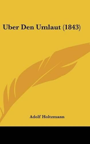 Cover image for Uber Den Umlaut (1843)