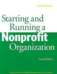 Cover image for Starting and Running a Nonprofit Organization