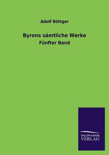 Cover image for Byrons Samtliche Werke