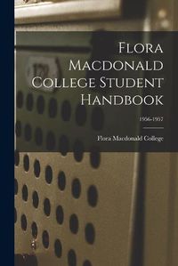 Cover image for Flora Macdonald College Student Handbook; 1956-1957