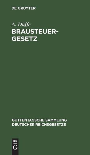 Cover image for Brausteuergesetz