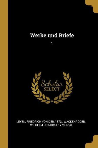 Cover image for Werke und Briefe