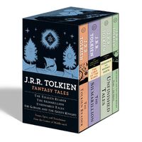 Cover image for Tolkien Fantasy Tales Box Set (The Tolkien Reader, The Silmarillion, Unfinished Tales, Sir Gawain and the Green Knight): Essays, Epics, and Translations from the Creator of Middle-earth