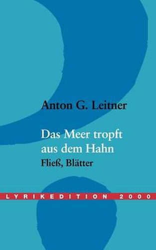 Cover image for Das Meer tropft aus dem Hahn