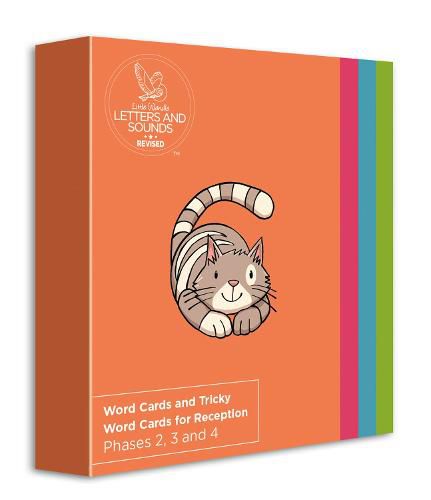 Cover image for Word Cards for Reception (ready-to-use cards): Phases 2 and 3