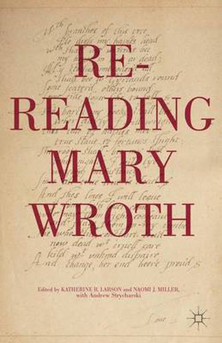 Cover image for Re-Reading Mary Wroth
