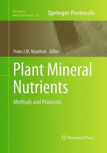 Cover image for Plant Mineral Nutrients: Methods and Protocols