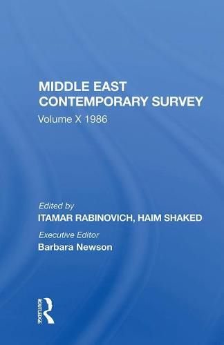 Cover image for Middle East Contemporary Survey