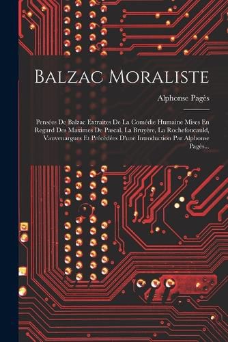 Cover image for Balzac Moraliste