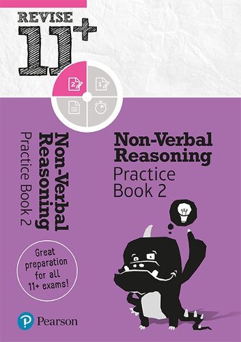 Cover image for Pearson REVISE 11+ Non-Verbal Reasoning Practice Book 2: for home learning, 2022 and 2023 assessments and exams