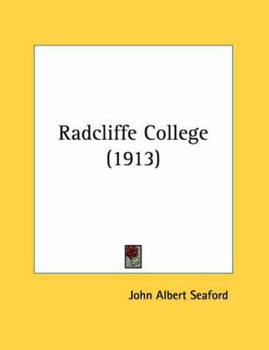 Cover image for Radcliffe College (1913)