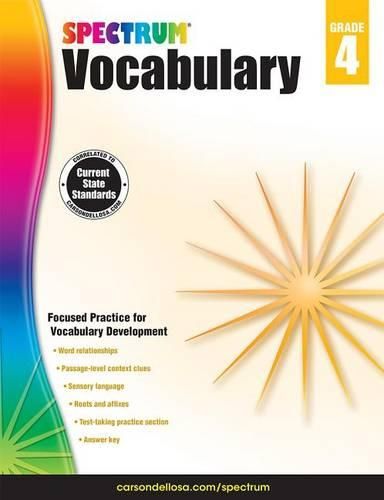 Cover image for Spectrum Vocabulary, Grade 4