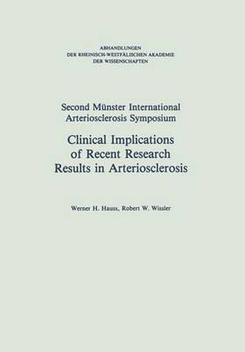 Cover image for Clinical Implications of Recent Research Results in Arteriosclerosis