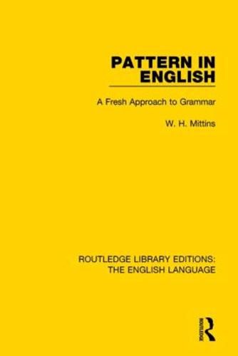 Cover image for Pattern in English: A Fresh Approach to Grammar