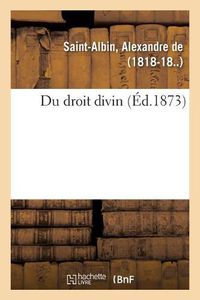 Cover image for Du Droit Divin