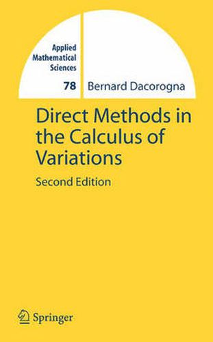 Cover image for Direct Methods in the Calculus of Variations