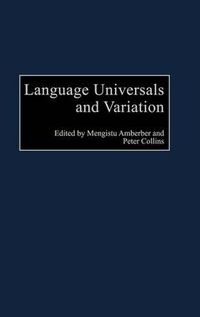 Cover image for Language Universals and Variation