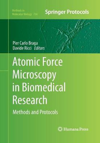 Cover image for Atomic Force Microscopy in Biomedical Research: Methods and Protocols