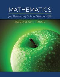 Cover image for Mathematics for Elementary School Teachers