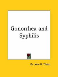 Cover image for Gonorrhea and Syphilis (1912)