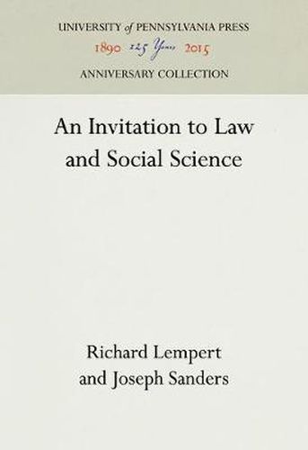 An Invitation to Law and Social Science