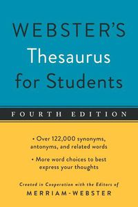 Cover image for Webster's Thesaurus for Students, Fourth Edition