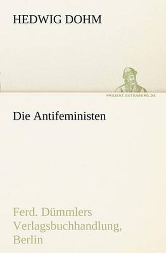 Cover image for Die Antifeministen