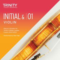 Cover image for Trinity College London Violin Exam Pieces 2020-2023: Initial & Grade 1 CD