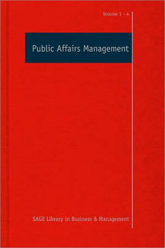 Cover image for Public Affairs Management