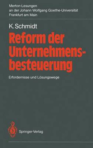 Cover image for Reform der Unternehmensbesteuerung