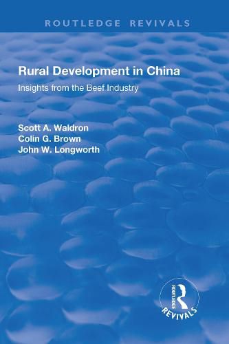 Cover image for Rural Development in China: Insights from the Beef Industry