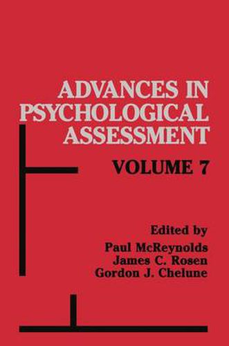Advances in Psychological Assessment: Volume 7