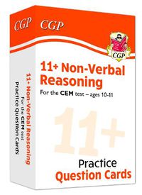 Cover image for 11+ CEM Non-Verbal Reasoning Practice Question Cards - Ages 10-11