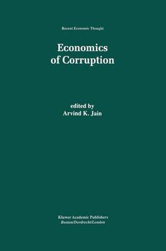 Cover image for Economics of Corruption