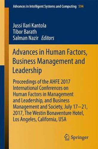 Cover image for Advances in Human Factors, Business Management and Leadership