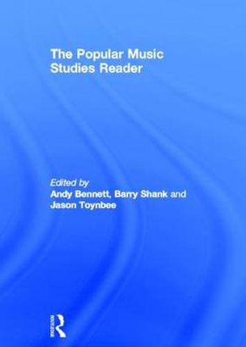 Cover image for The Popular Music Studies Reader