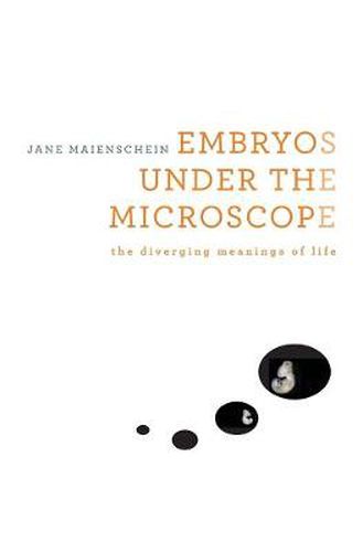 Cover image for Embryos under the Microscope: The Diverging Meanings of Life