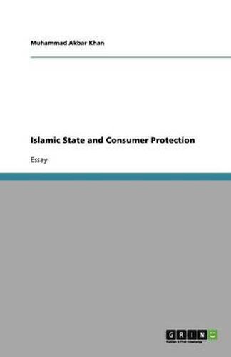 Cover image for Islamic State and Consumer Protection