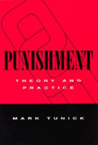 Cover image for Punishment: Theory and Practice