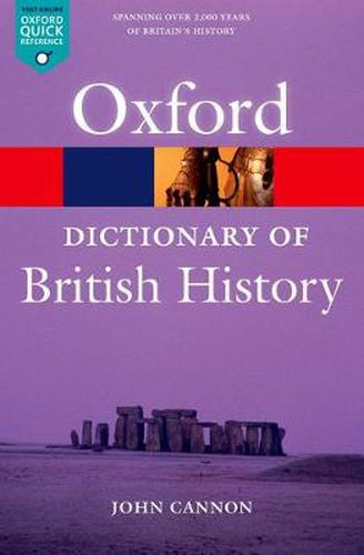 Cover image for A Dictionary of British History