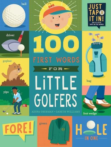 Cover image for 100 First Words for Little Golfers