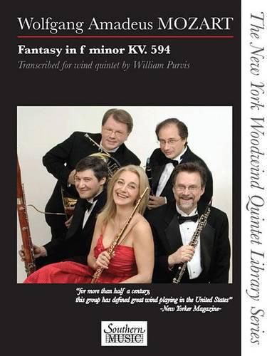 Cover image for Fantasy in F Minor, K. 594: For Woodwind Quintet