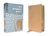 Cover image for NIV, Student Bible, Personal Size, Leathersoft, Tan, Comfort Print