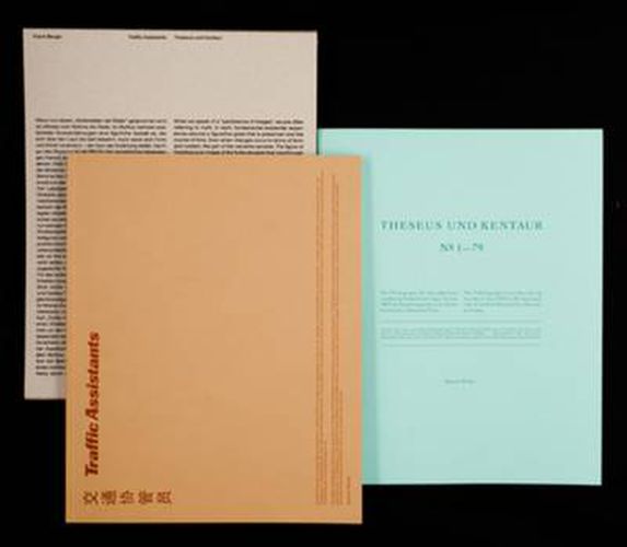 Cover image for Traffic Assistants / Theseus & Kentaur