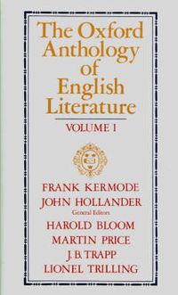 Cover image for The Oxford Anthology of English Literature: Volume 1